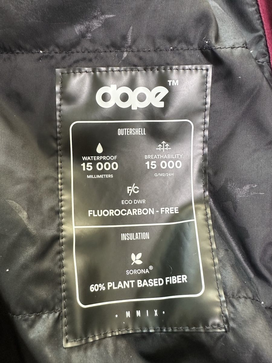Dope Giacche: Giacca da sci DOPE rosso bordeaux taglia S – Usato da Ponte Capriasca venduto da mac_mac 4