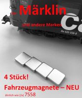 4 Stück!! Fahrzeugmagnete - NEU ähnlich wie Märklin 2x 7558