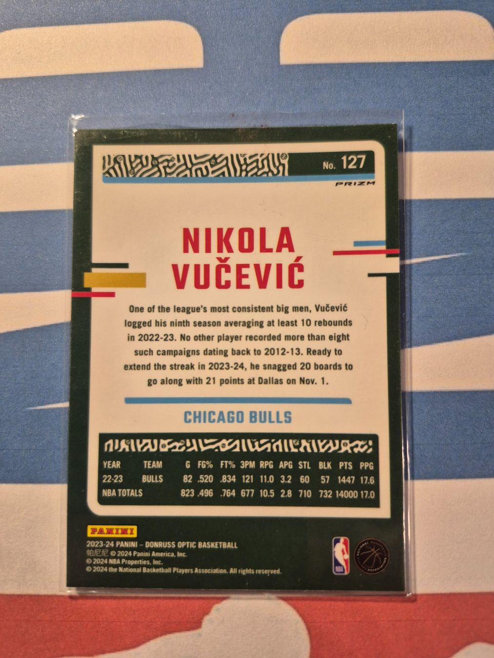 Panini Carte collezionabili: NBA Nikola Vucevic Chicago Bulls – Usato da Treiten venduto da Sauber73 1