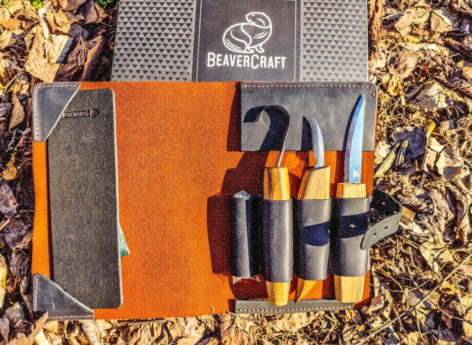 Coltelli tascabile: BeaverCraft S13X Deluxe Schnitzmesser-Set – Nuovo e nell'imballaggio originale da St. Gallen venduto da Ybotontour