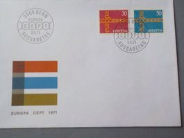 1971, FDC, Europa, Serie