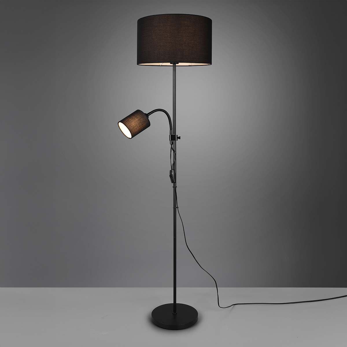 Lampen: Stehleuchte, Schwarz, 160 cm Höhe – Neu (gemäss Beschreibung) aus Kreuzlingen von Smart-Light
