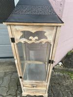 Dekorative Laterne aus Holz & Glas, Shabby Chic Stil 🍄🌷
