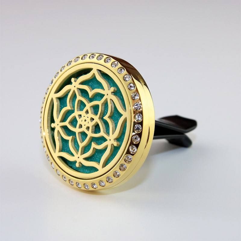 Diffusori di oli essenziali: Diffusor - Venusblume - Messing Ø 3,0 cm mit Strass – Nuovo e nell'imballaggio originale da Mauren venduto da Yeelen
