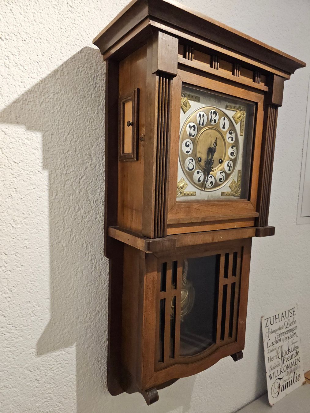 Uhren: Jugendstil Wanduhr – Gebraucht aus Gurmels von Munggi1964 2