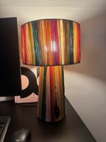 Bunte Lampe, Tischlampe, Nachttischlampe