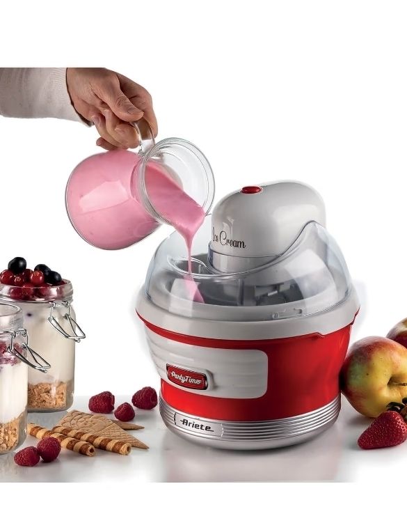 Elettrodomestici da cucina: Ariete Eismaschine rot Glacemaschine Eismaker rot – Nuovo (secondo la descrizione) da Pratteln venduto da madi1990 6