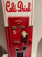 Design-Schrank Cold Drinks, Retro, rot, 88cm