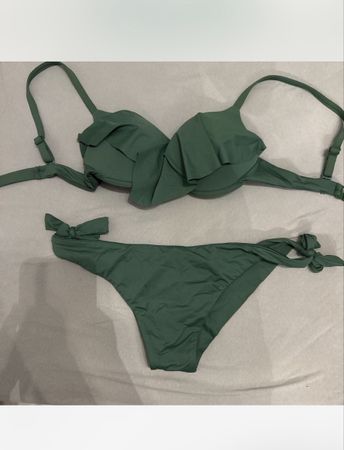 Grüner Bikini von Calzedonia, Grösse S