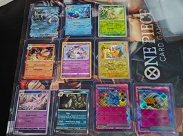 Pokemon TCG Lot Mixed Eeevee Prismatic Different Languages