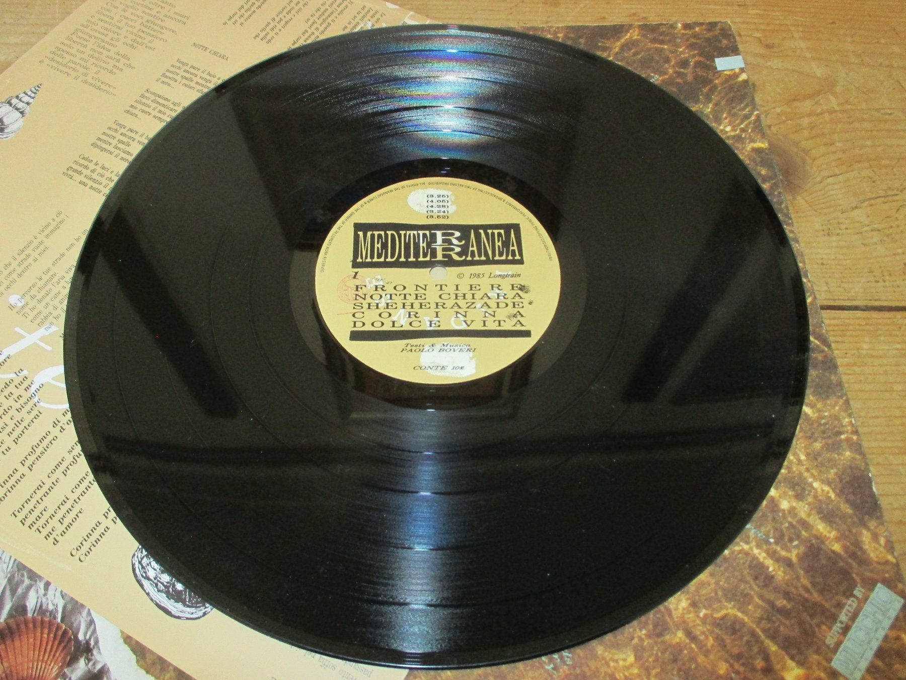 Dischi in vinile: Viridanse Mediterranea LP – Usato da Flims - Dorf venduto da Stagediver 4