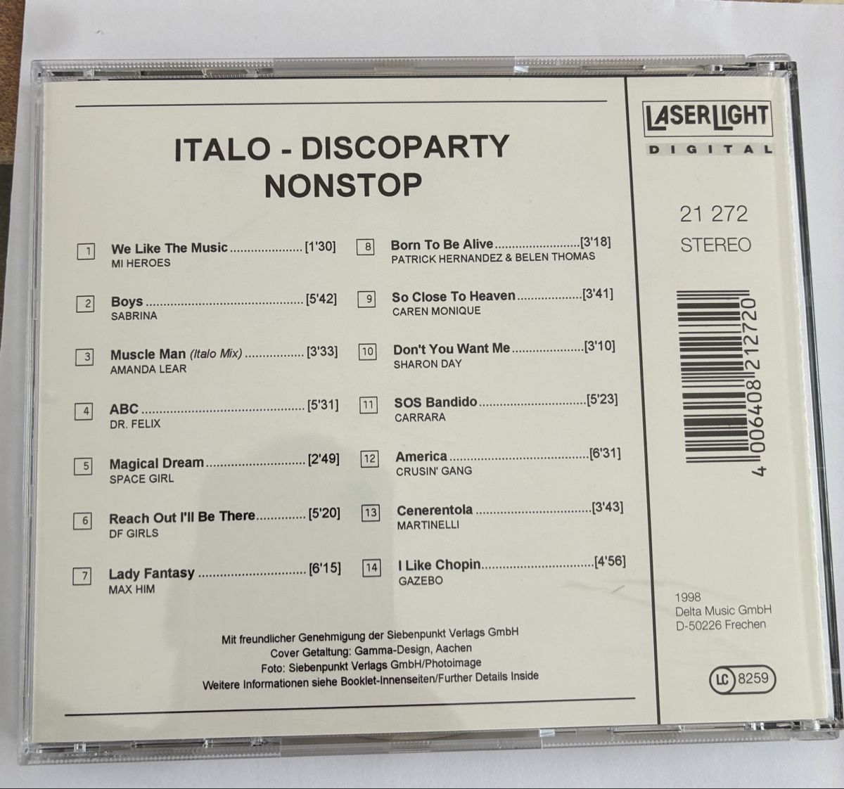 CDs: ITALO DISCOPARTY NONSTOP (1998) – Gebraucht aus Sarnen von m-basic 1
