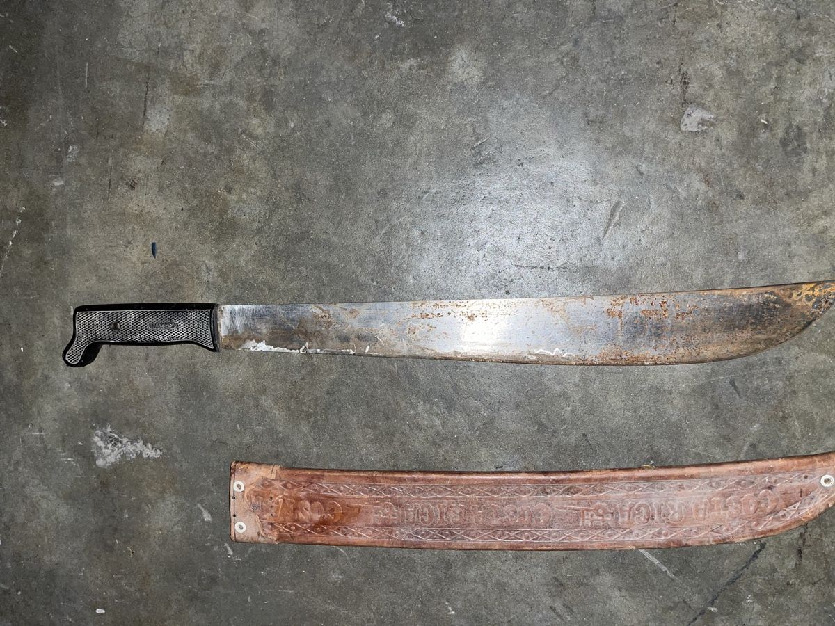 Zubehör: Machete mit Lederscheide gebraucht  – Gebraucht aus Schötz von RcK1994 1