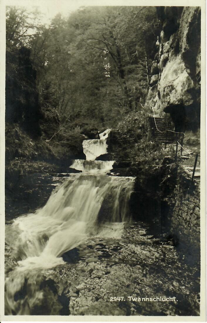 Ansichtskarten: Twannschlucht  1926 – Gebraucht aus Hochdorf von Ziegel-16
