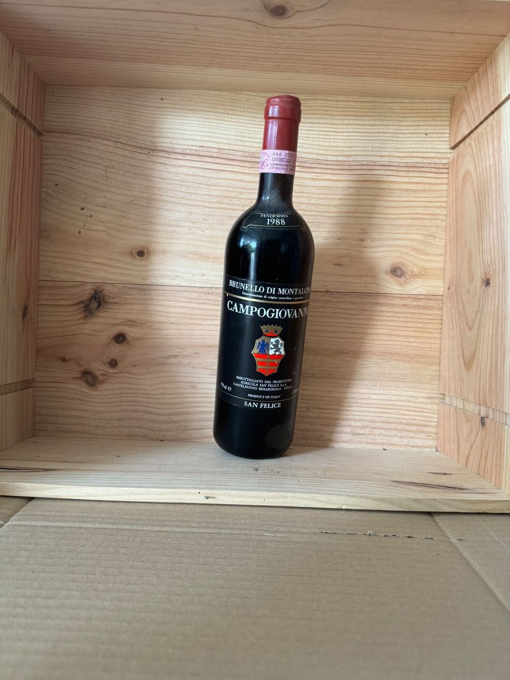 Wein: 1 Fl. Campogiovanni 1988 – Gebraucht aus Dietikon von Nesh 1
