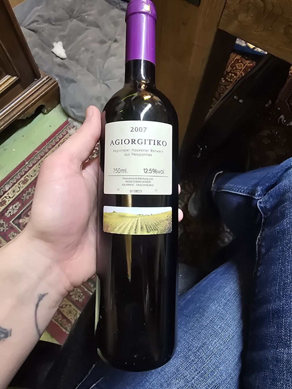 Vino: Agiorgitiko 2007 Rotwein Peloponnes Griechenland – Nuovo (secondo la descrizione) da Rorschach venduto da TimelessTrading 1
