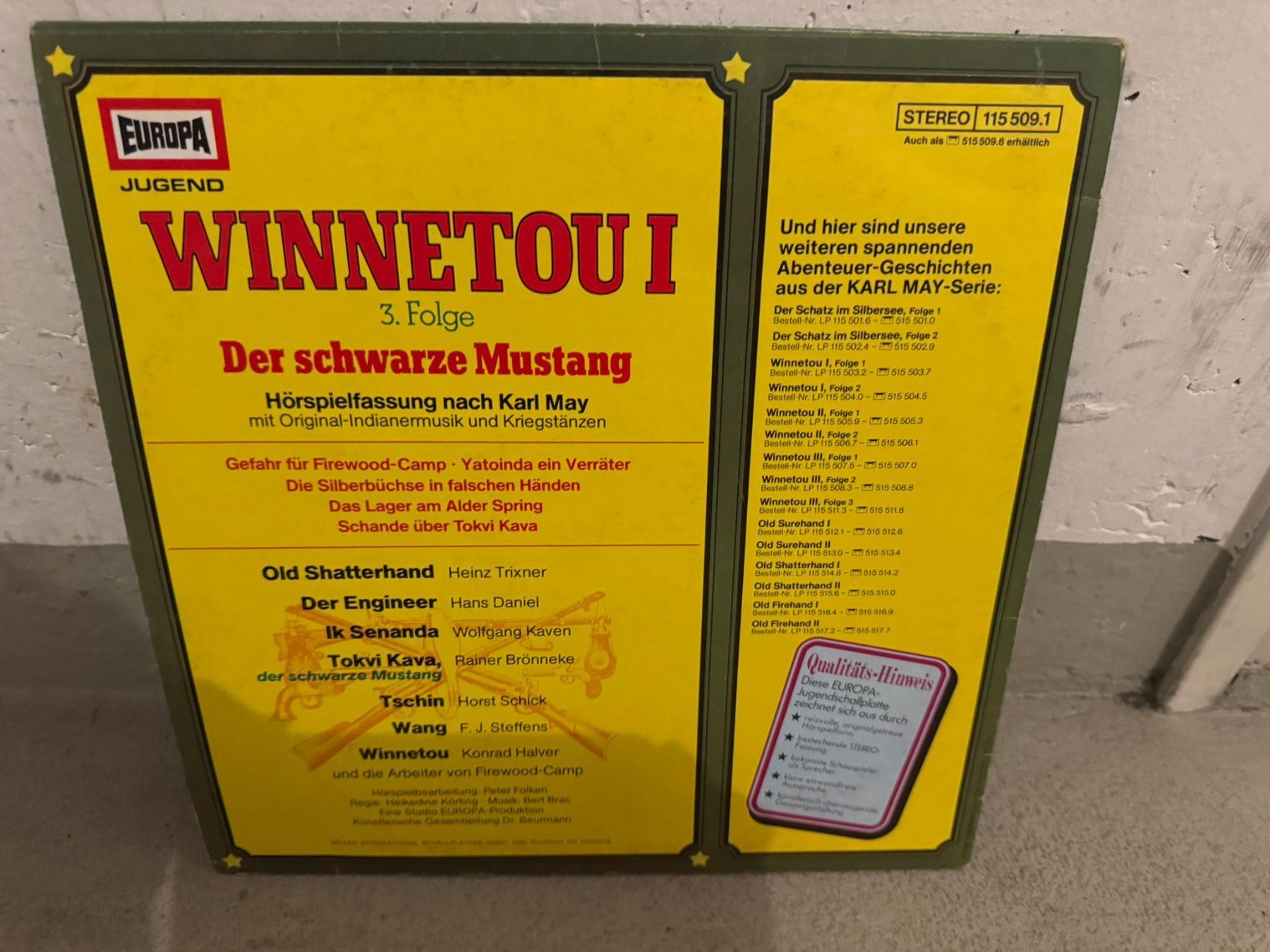 Schallplatten: Langspielplatten Vynil Winnetou – Gebraucht aus Dietikon von tupf72 1
