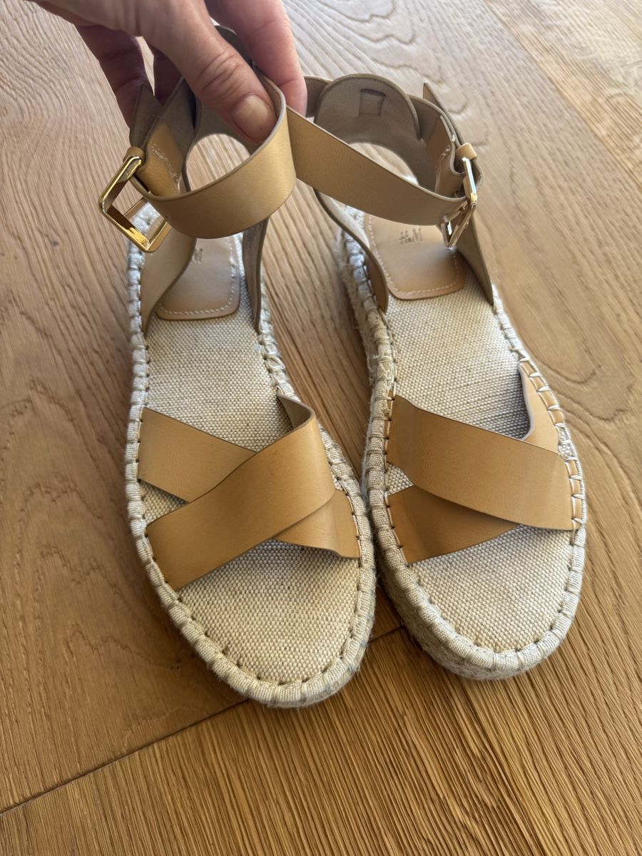 H&M Scarpe da donna: H&M Espandrille Sandalen in Beige Gr. 38 – Nuovo (secondo la descrizione) da Altendorf venduto da PiaLang 1