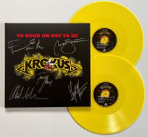 KROKUS To Rock Or Not To Be 2x180gr LP Red Yellow Signiert!