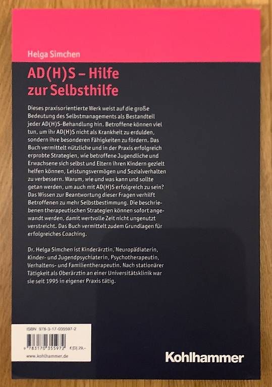 Bücher: Buch AD(H)S - Hilfe zur Selbsthilfe – Gebraucht aus Niederbipp von rom_59m2 1