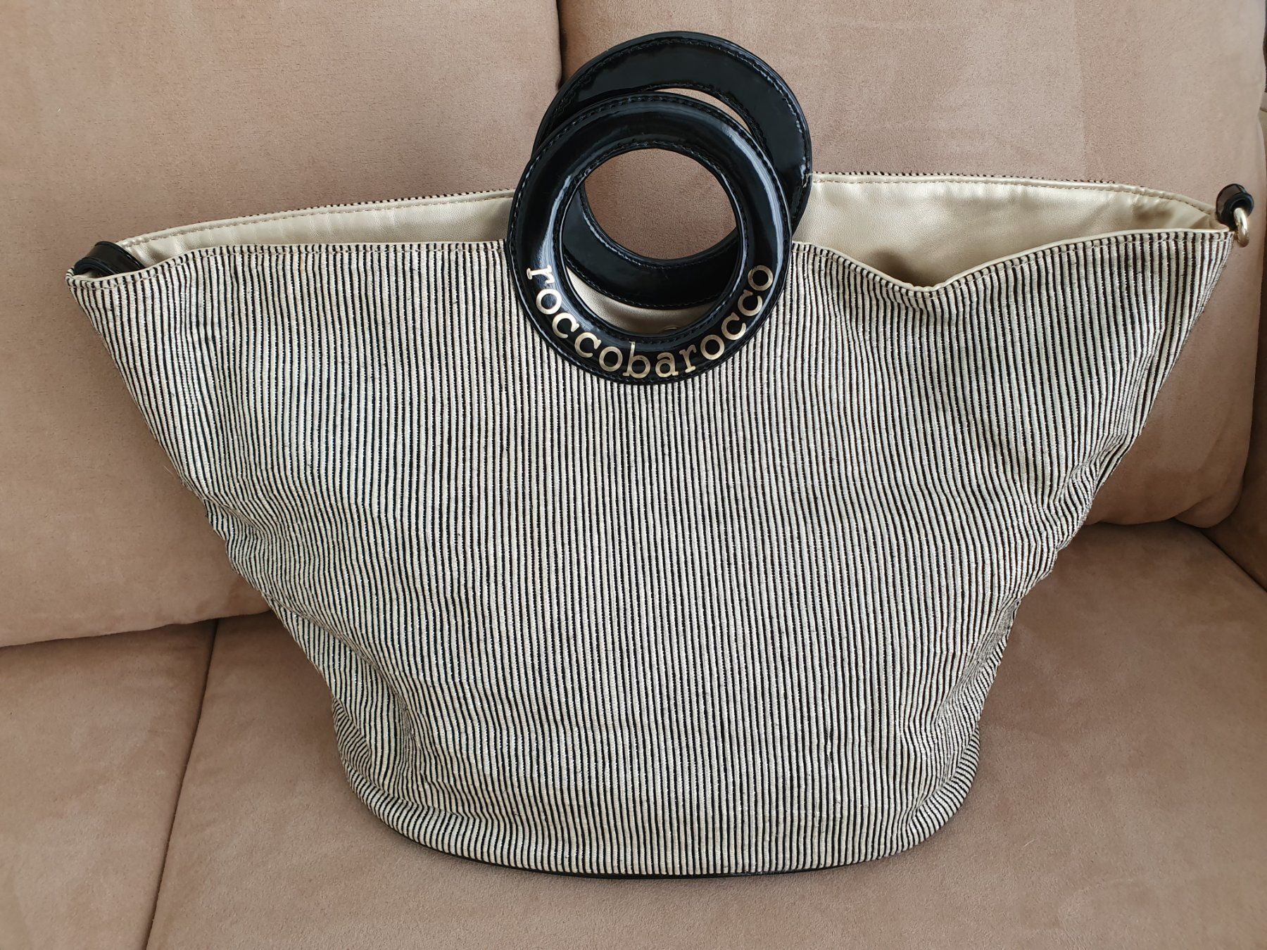 Roccobarocco Borse da donna: Roccobarocco original Tasche in Gold/Schwarz – Usato da Zürich venduto da Leica.C89 1