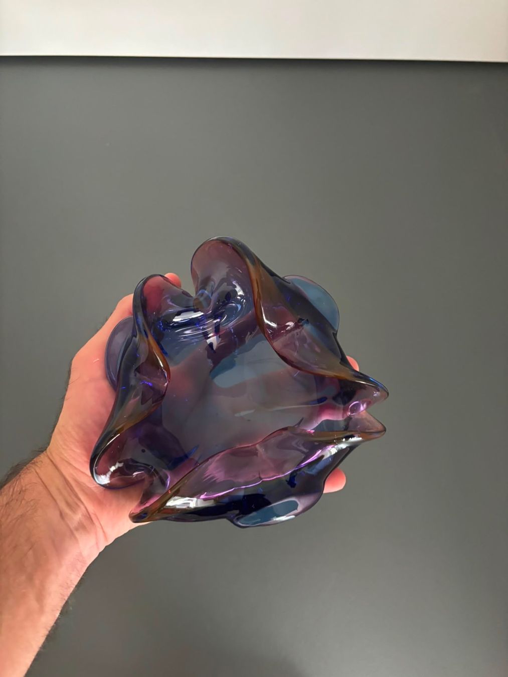 Murano Aschenbecher: Murano Glas Aschenbecher Design 70er / ashtray – Gebraucht aus Lugano von rrkivio 3