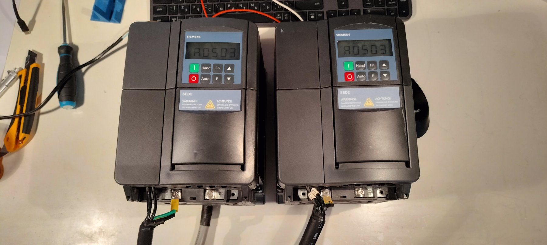 Siemens Konverter: Frequenzumrichter Siemens SED2-2/32B 2.2kW mit Filter – Gebraucht aus Luzern von gpe_9dj2