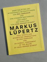 Markus Lüpertz - Arbeitsblätter seltene Rarität