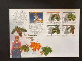 FDC Luxus 1992 Sondermarken Philswiss Spezialcouvert (R301)