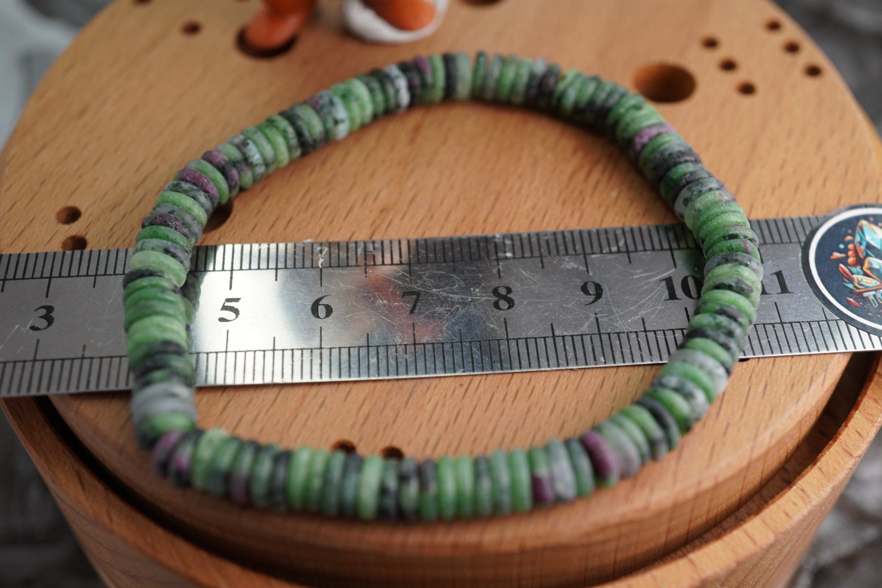Minerali & Pietre curative: Rubin  Zoisit  Donuts   Armband  Ab 1.- – Nuovo e nell'imballaggio originale da Eschenbach SG venduto da topstone 2