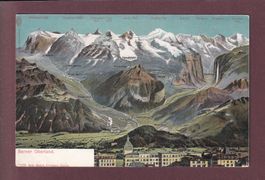 INTERLAKEN und Umgebung - Vogelschau