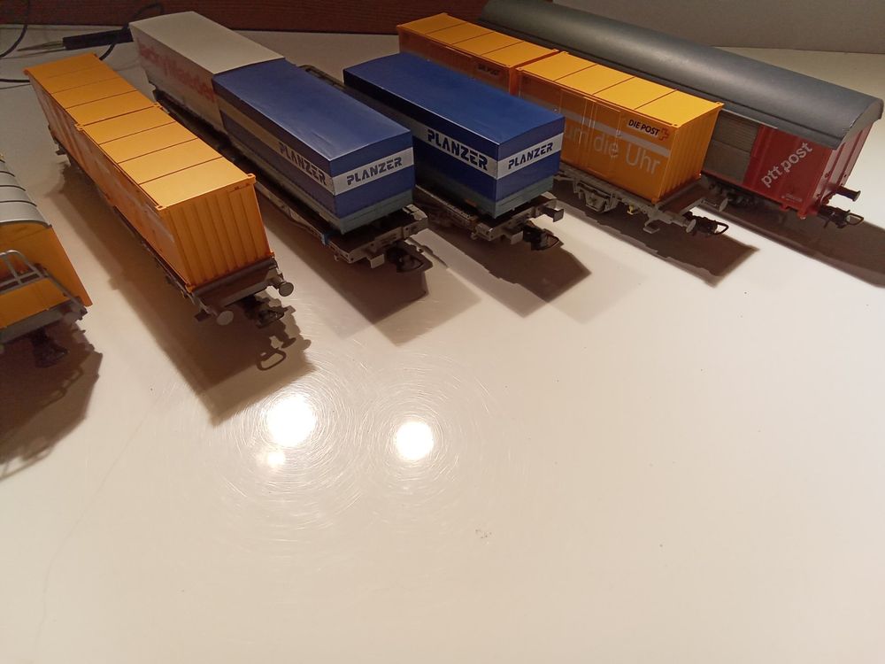 Roco Waggon Tür 3 Container Opel Millenium Nr. 10 1/87