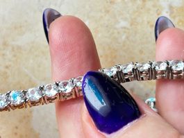 Armband BOMBASTISCH Zirkonia Steine, neuwertig!