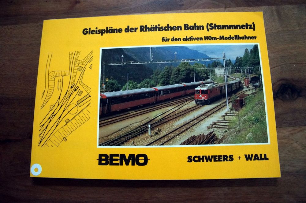 Gleispläne Der RhB (Stammnetz) Schweers+Wall - Bemo | Kaufen Auf Ricardo