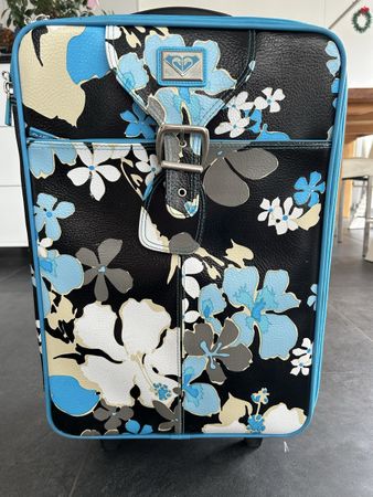 Koffer Trolley von Roxy mit Blumenmuster, Top Zustand!