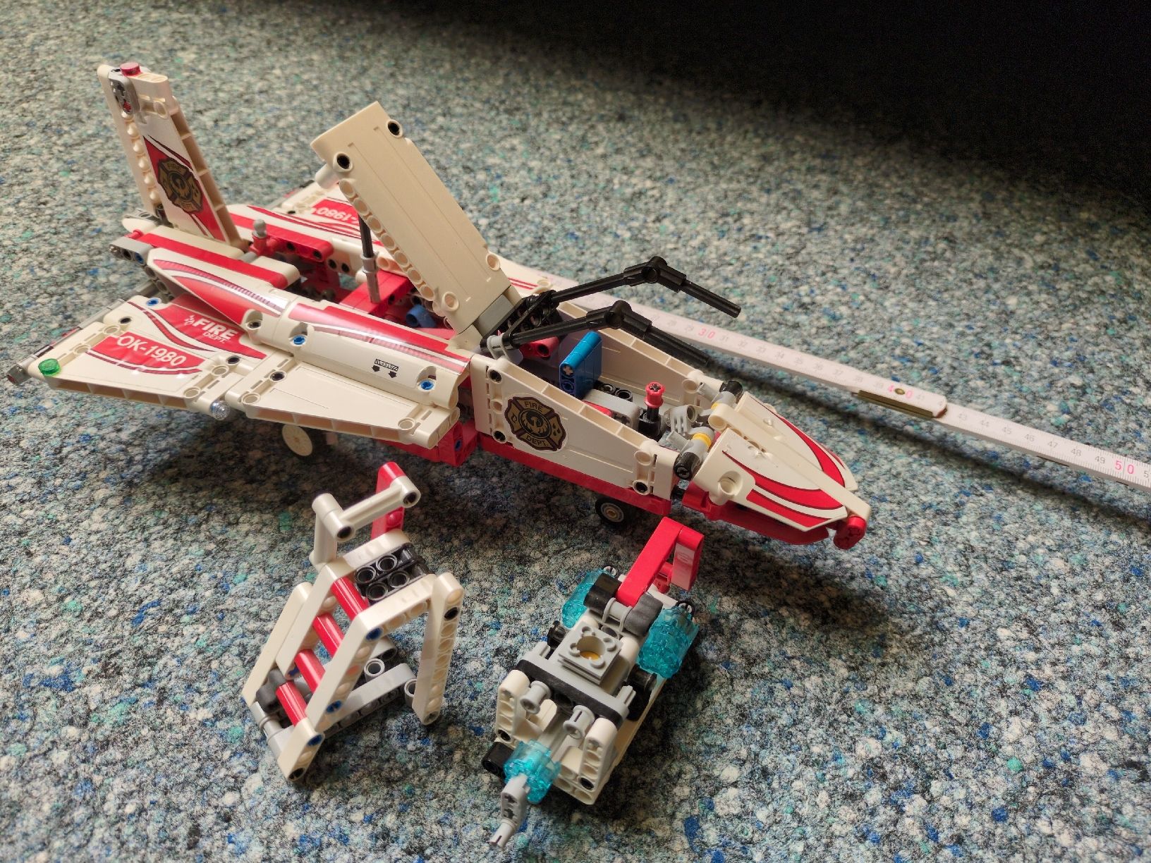 Lego Giocattoli: Legotechnik Flugzeug (Jet) – Usato da Aadorf venduto da zuf06 3