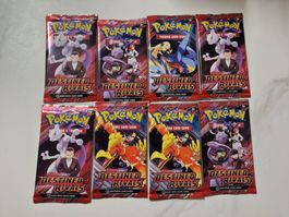 8x Pokémon Destined Rivals Booster – Sealed EN - Art-Set