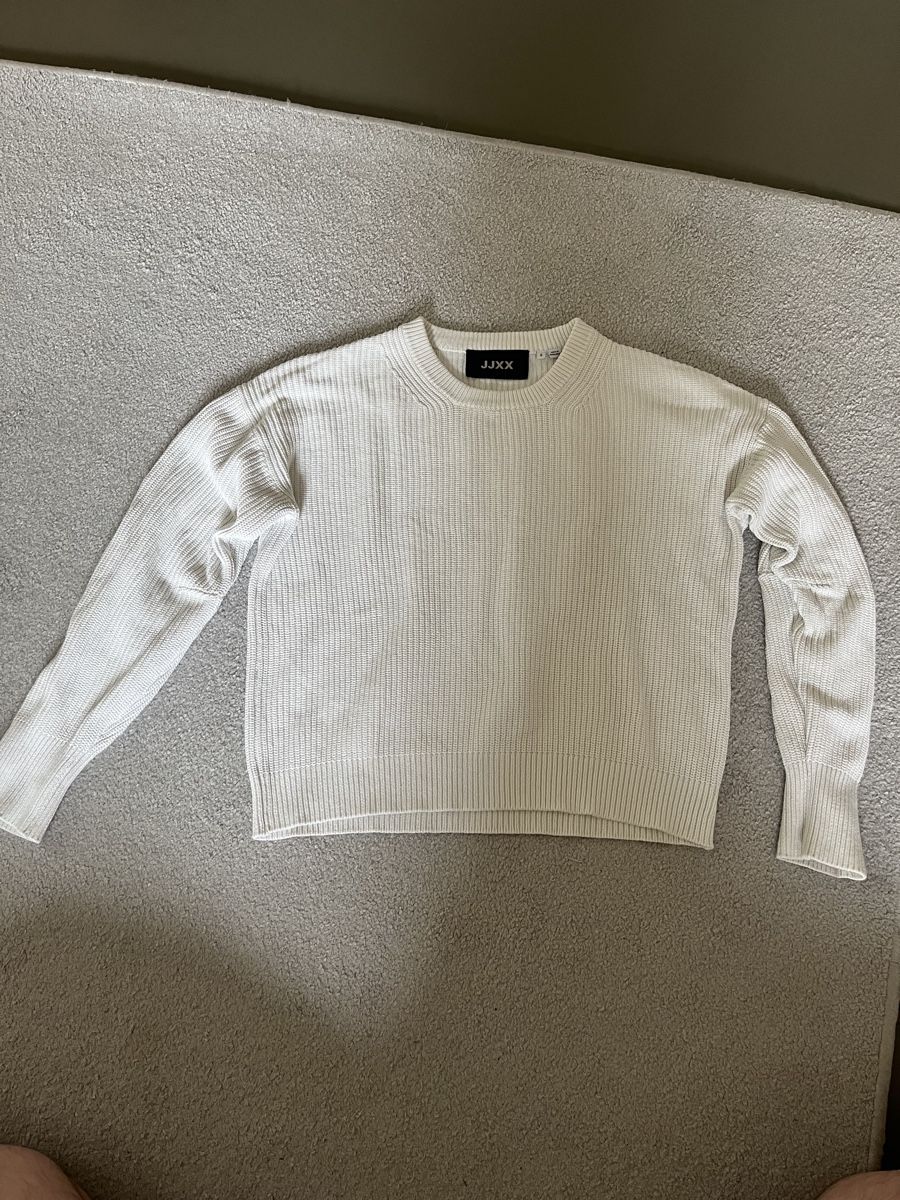 Pullover & Sweatshirts: Weisser Strickpullover von JJXX Grösse S – Gebraucht aus Zürich von ole_8rwr