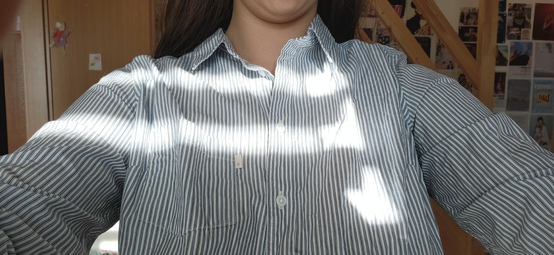 Levi's Camicette: Chemise Levi's à rayures bleues et blanches 38 – Usato da Montcherand venduto da mam_6ctf 1