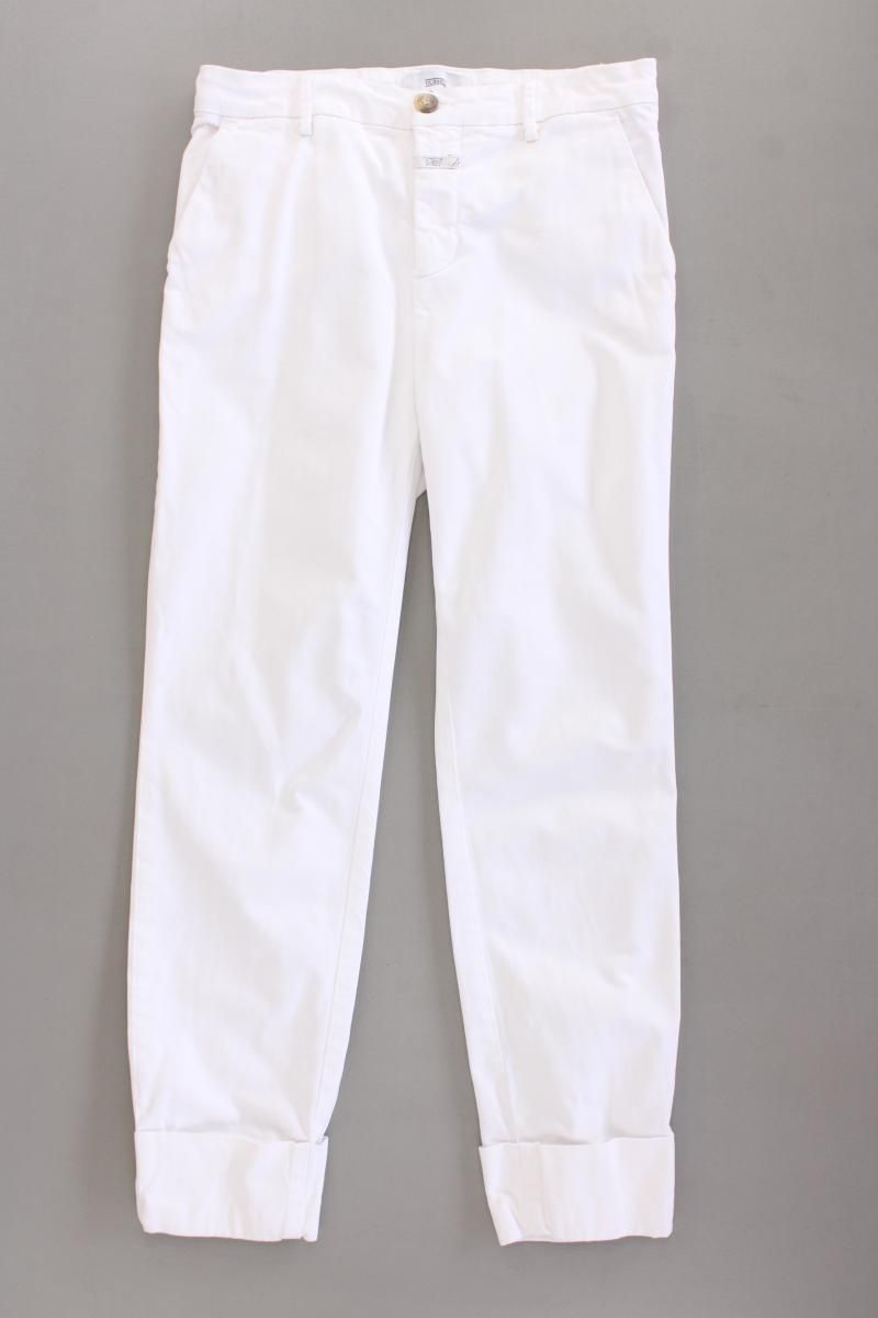 Pantaloni: Closed 7/8 Hose Gr. W23 weiß – Usato da Neustadt an der Waldnaab venduto da SecondLifeFashion