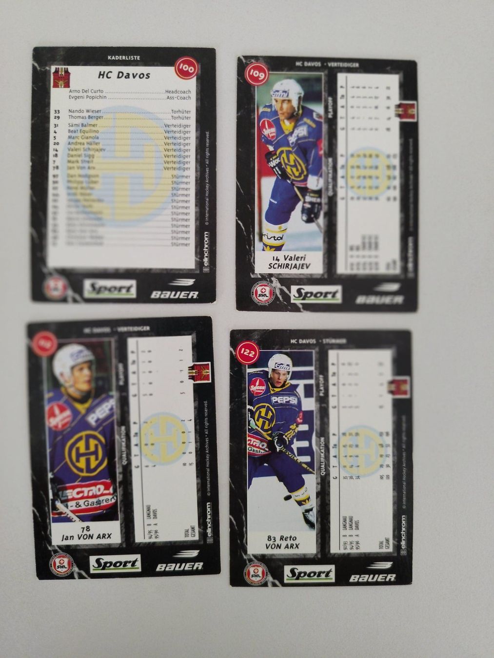 Carte collezionabili: Divers cartes HC Davos 96-97 – Usato da Plagne venduto da gigi204 1