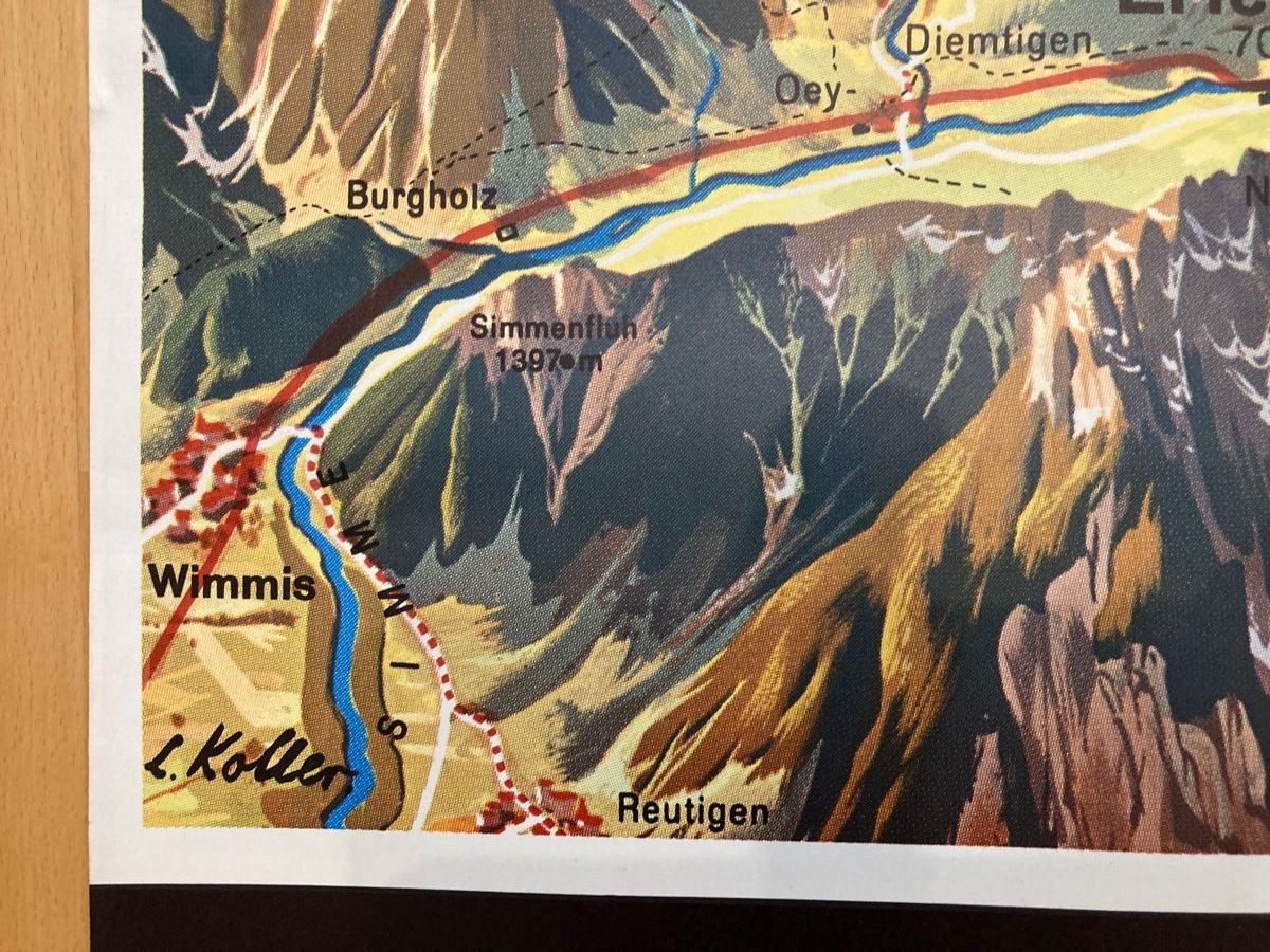 Poster & Bilder: Plakat  Simmental – Gebraucht aus Kaiseraugst von wombat51 2