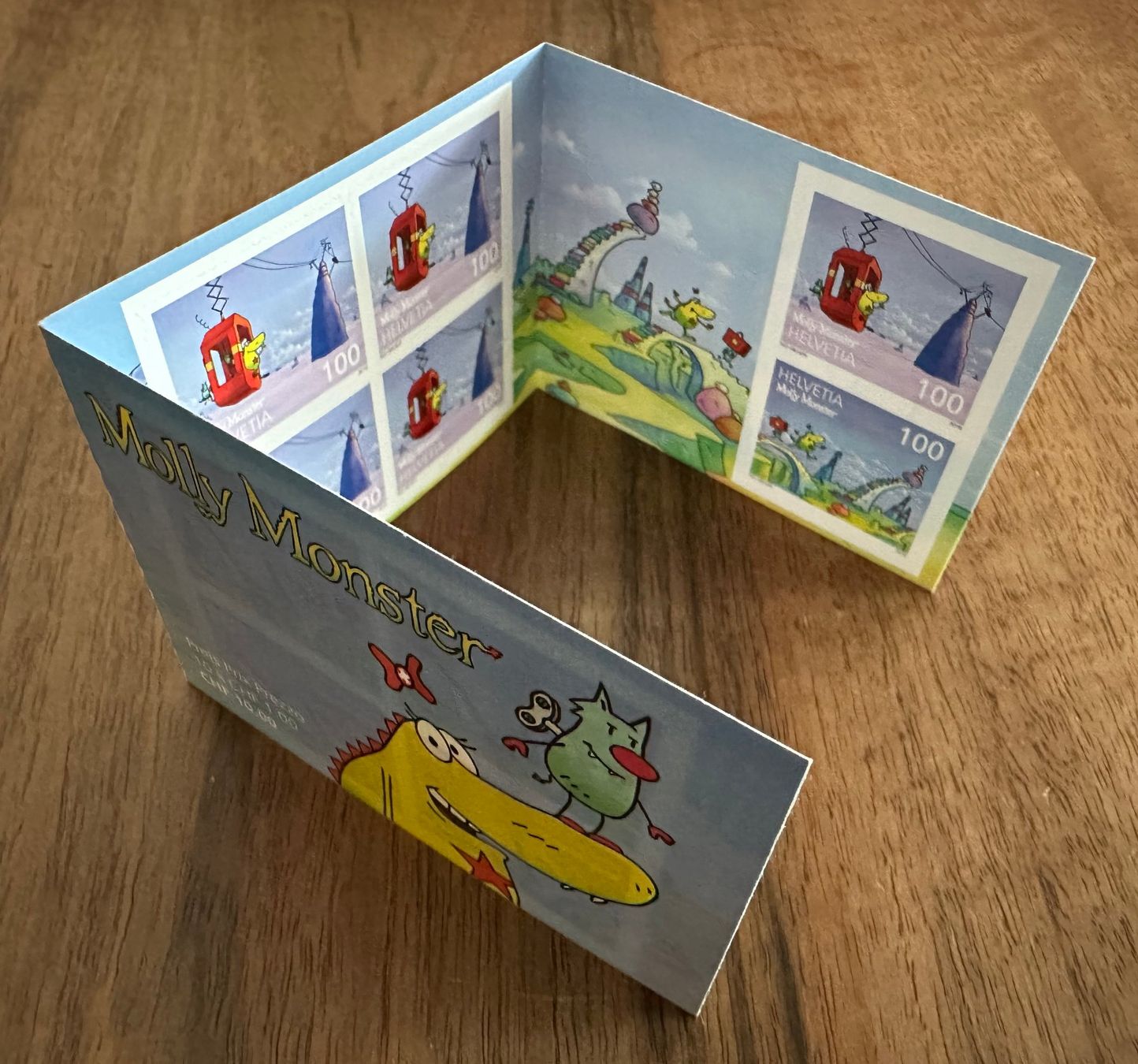 Tutti i francobolli: 2016, Molly Monster, Markenheft ** – Usato da Willisau venduto da Vollstempel