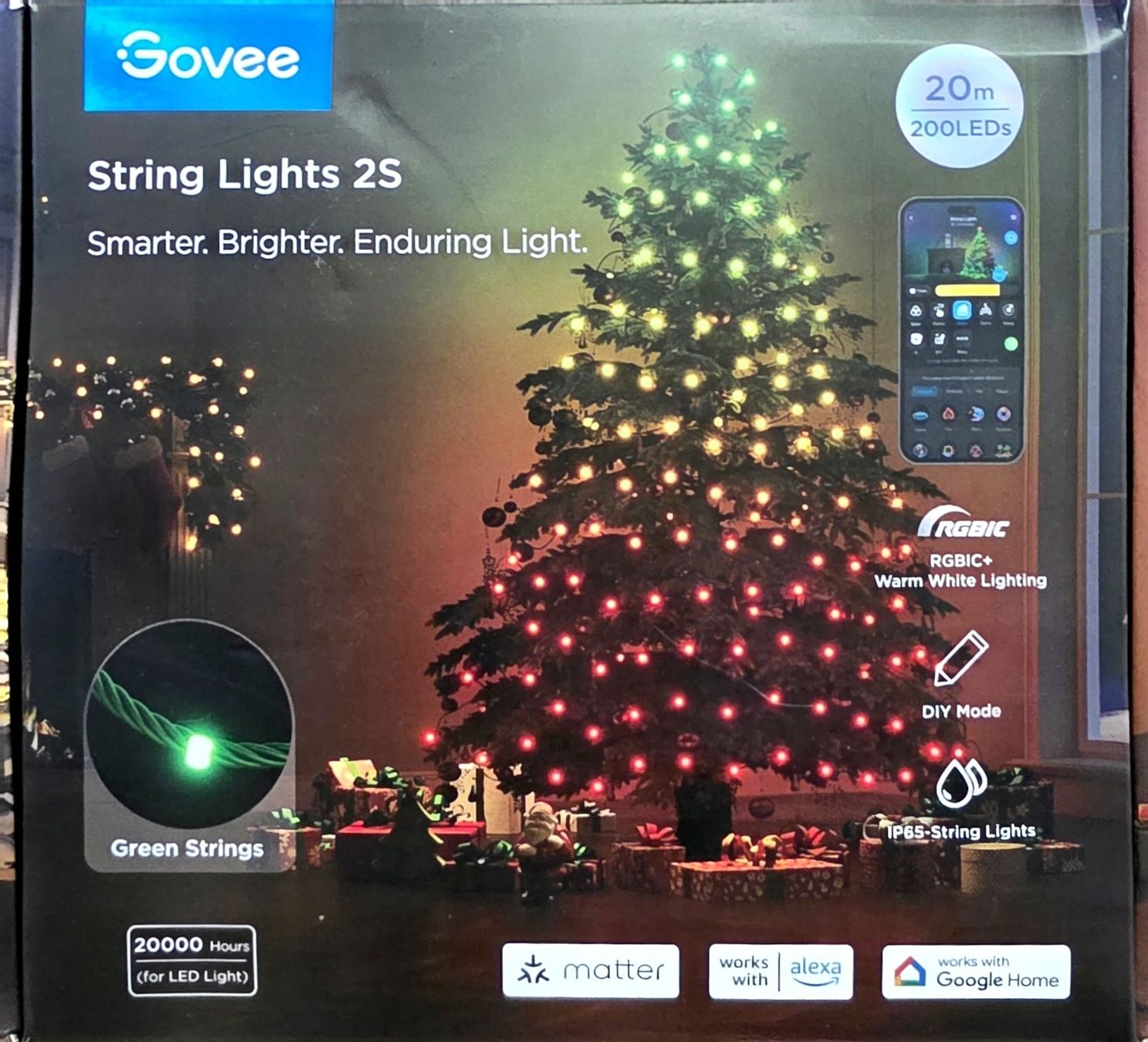 Govee Ghirlande e barre luminose: Einmal gebrauchte Govee Lichterkette 2S - 20m - 200LEDs – Usato da Steinhausen venduto da 00296222
