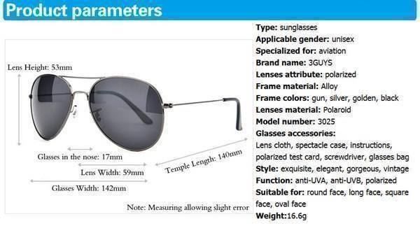 Brillen & Gläser: Original 3Guys Aviator 3025 Silver Mirror – Neu und originalverpackt aus Arbon von Helmuth 3