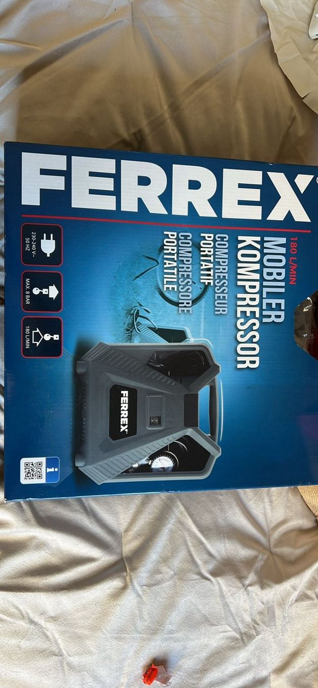 Ferrex Compresseurs: Compresseur Ferrex Portable - Ferrex tragbarer Kompressor – Neuf avec emballage d'origine à Romont FR par Joe_xkh9