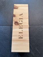 Rotwein Elegia im Holzkistchen guter Zustand