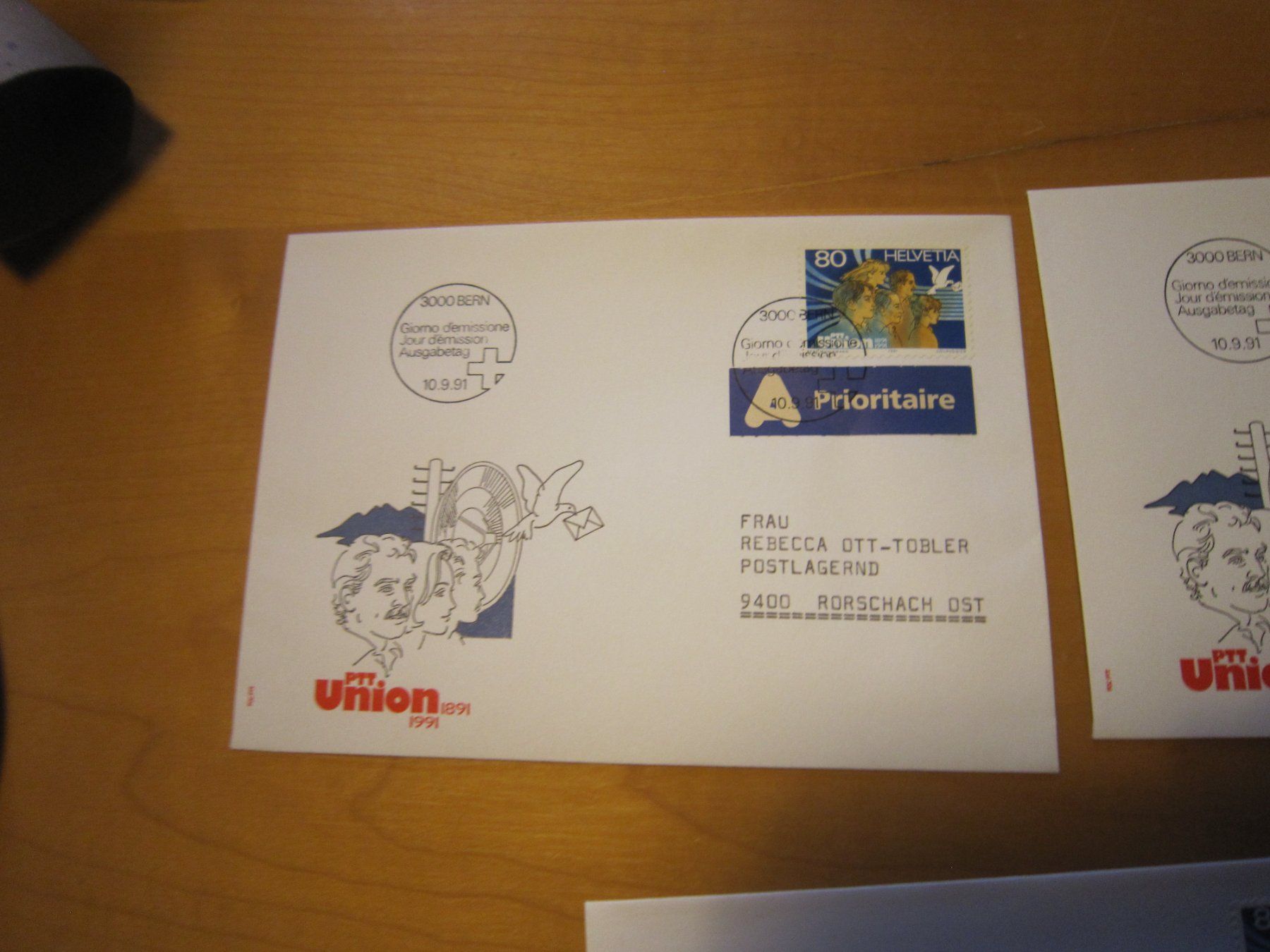 Tutti i francobolli: CH 1991 FDC spezialbrief – Usato da Gordola venduto da Polentaefung 3