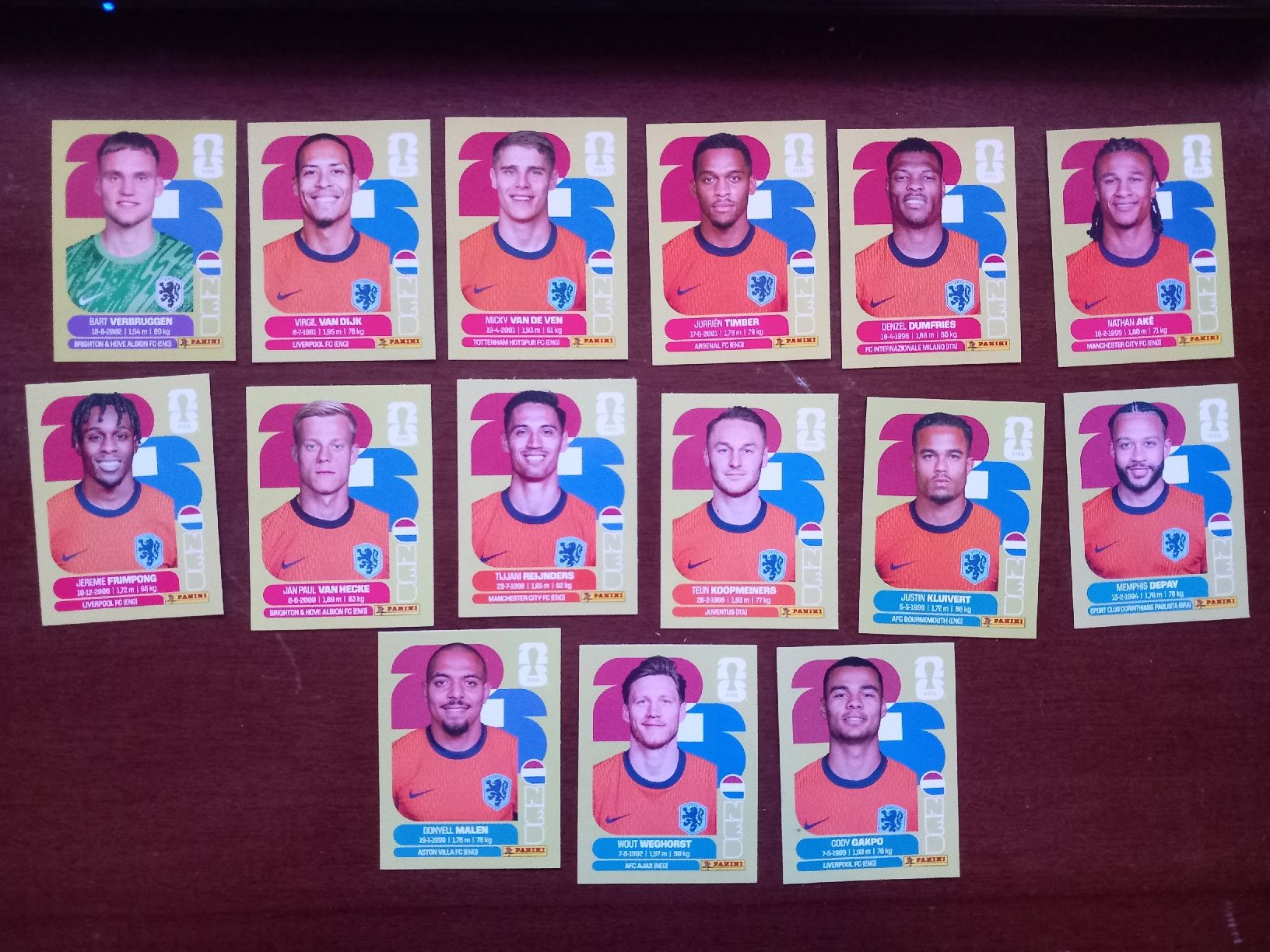 Panini Carte collezionabili: Stickers Panini World Cup 2026 Team NED  – Usato da Salavaux venduto da Lune_Diurne