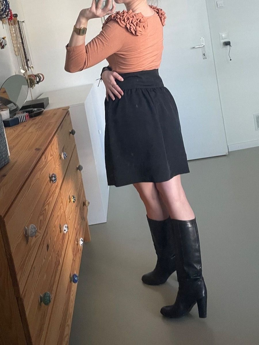 H&M Tops: Puderrosa Langarmtop/-pullover mit Schulterpolstern Gr. M – D'occasion à Zürich par AnnaSa 2